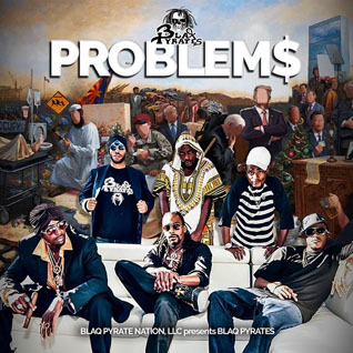 Blaq Pyrates - Problems single cover art